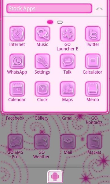 Pink Chill GO Launcher EX - Preview 2
