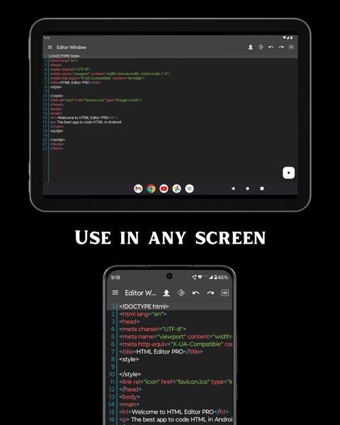 HTML Editor PRO - Preview 5