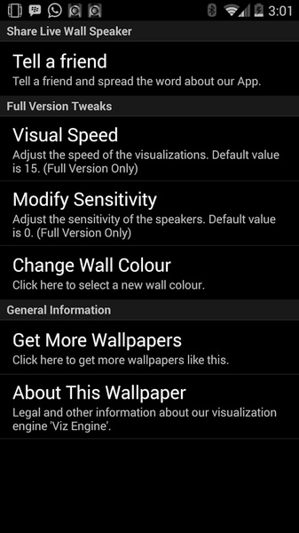 Wall Speaker Visualization (Live Wallpaper) - Preview 1