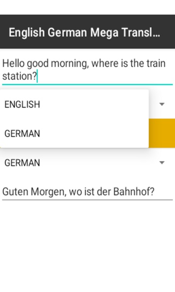 English German Mega Translator - Preview 2