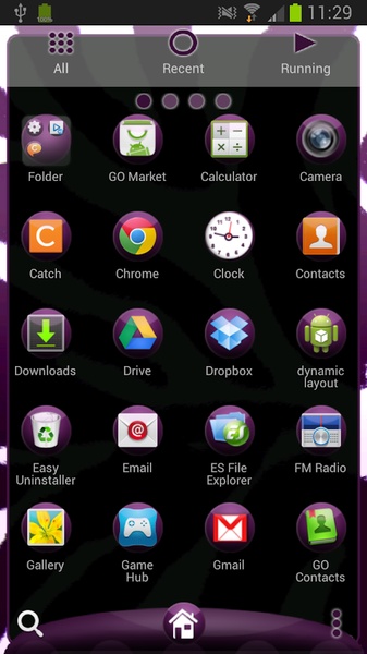 GO Launcher EX Violet Zebra - Preview 4