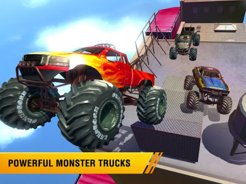 Impossible Mega Ramp Monster Truck Stunt Game - Preview 4