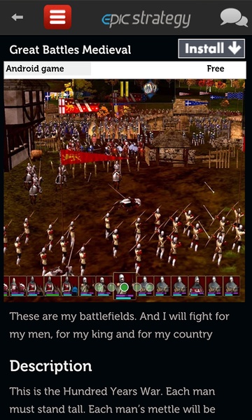 Great Battles Medieval para Android - Baixe o APK na Uptodown