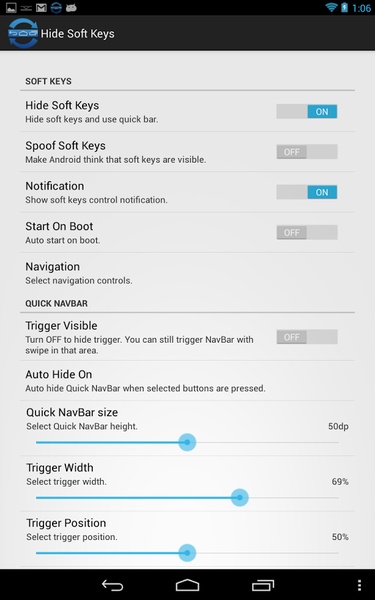 Auto Hide Soft Keys - Preview 2