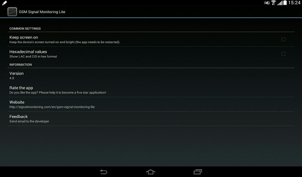 GSM Signal Monitoring Lite - Preview 3
