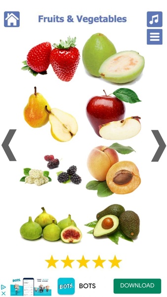 Fruits & Vegetables 1.0.0 Screen Shots 1