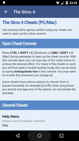 Sims Cheats - Preview 8