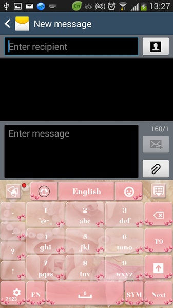GO Keyboard Pretty Bow Theme - Preview 7