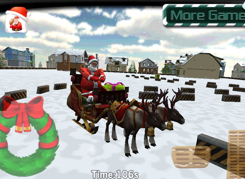 Santa Sleigh Parking - Preview 2