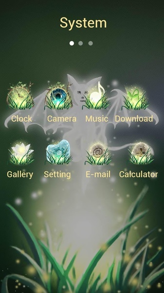 The Bat Elf GOLauncher EX Theme - Preview 2