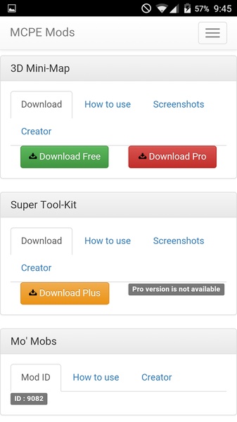 MCPE Mods - Preview 4