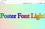 Poster Font Light screenshot 4