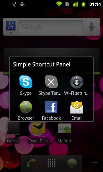 Simple Shortcut Panel Free - Preview 4