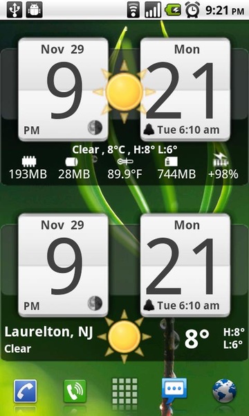 Sense Analog Clock Widget 24 - Preview 4