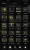 Golden Black Go Launcher Theme screenshot 4