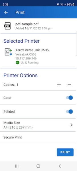 Xerox Mobile Print Portal - Preview 3