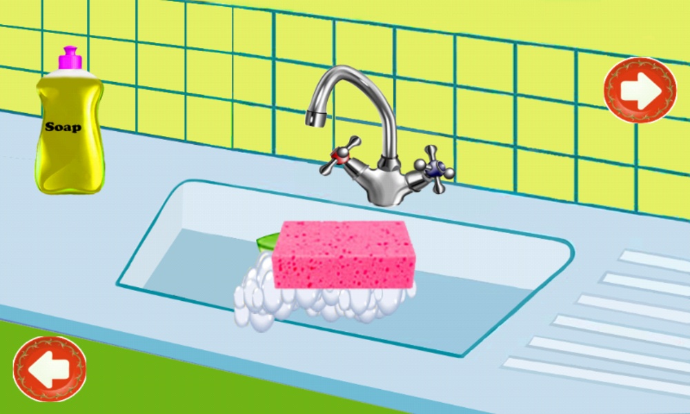 Mother Washing Dishes - Preview 4