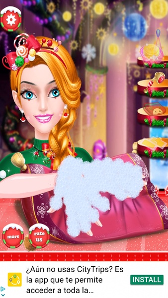 Christmas Girl : Makeup Salon Games For Girls - Preview 3