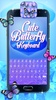 Cute Butterfly Keyboard screenshot 2