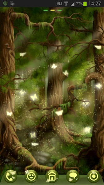 GO Launcher EX Theme Forest - Preview 5