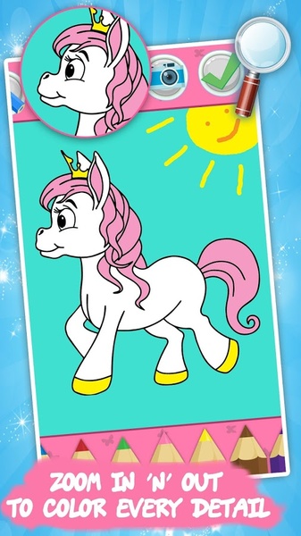 Unicorns Coloring Book - Preview 7