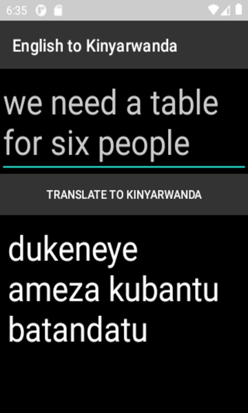 English to Kinyarwanda - Preview 1