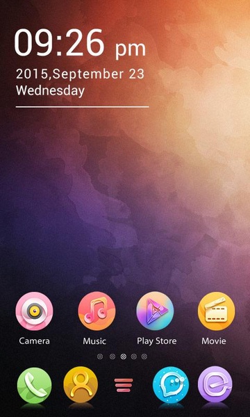 Brilliant GOLauncher EX Theme - Preview 3