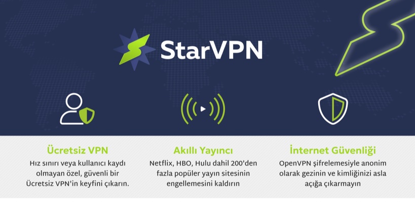 İndir StarVPN - Free Private & Secure VPN
