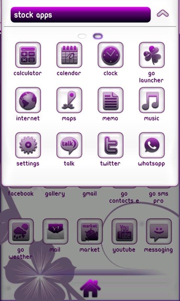 Royal Purple GO Launcher EX - Preview 1