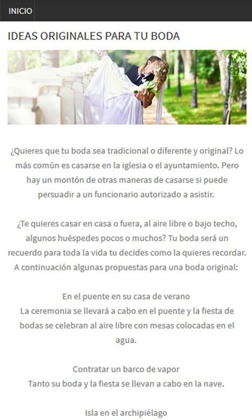 Organiza tu Boda - Preview 1