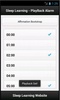Sleep Learning - PlayBack Alarm screenshot 1