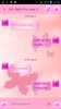 GO SMS Pink Butterflies Theme screenshot 4