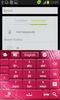 Pink Keyboard Fancy GO Theme screenshot 1