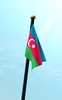 Azerbaiyán Bandera 3D Libre screenshot 3