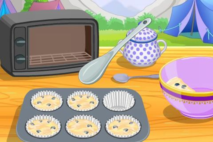 Blue Berry Muffins Cooking - Preview 1