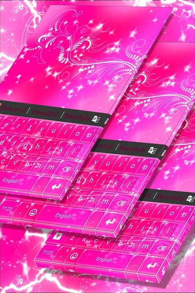 Keyboard GO Girly Themes Free - Preview 5