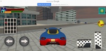 Flying Superman Robot Transform Car screenshot 9
