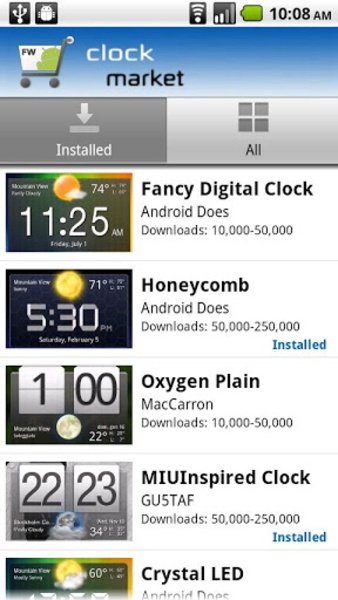 Fancy Widgets - Preview 2