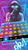 Neon Mask Man Keyboard Backgro screenshot 3