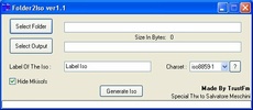 Folder2Iso screenshot 1