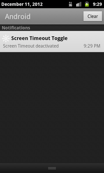 Screen Timeout Toggle - Preview 1