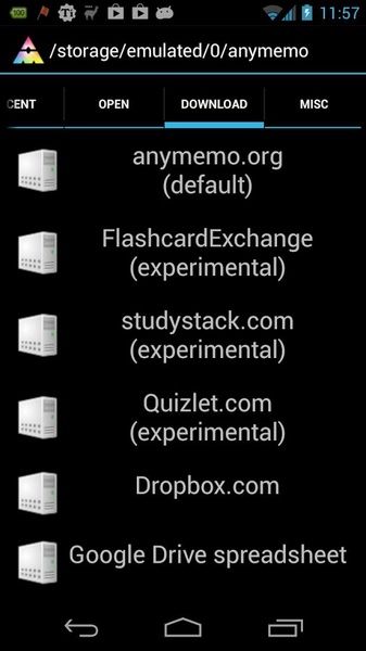 AnyMemo - Preview 8