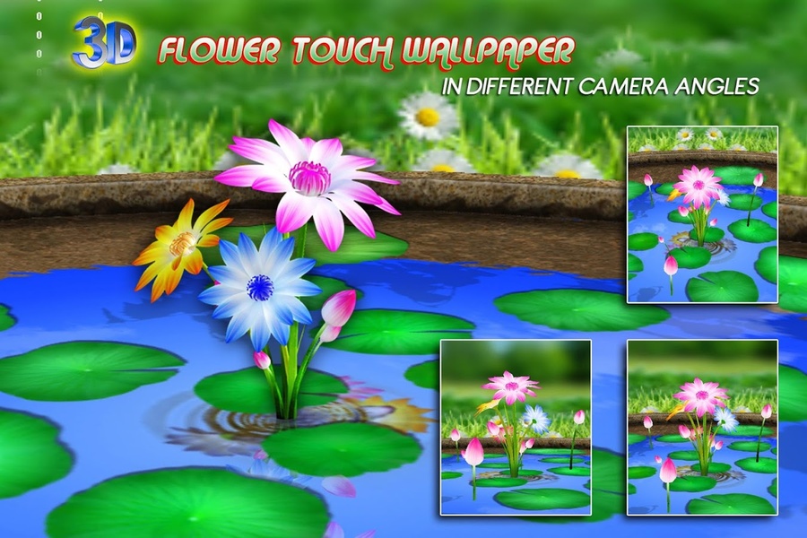 3D Flower Touch Live Wallpaper - Preview 2