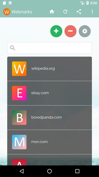Webmarks - Preview 3