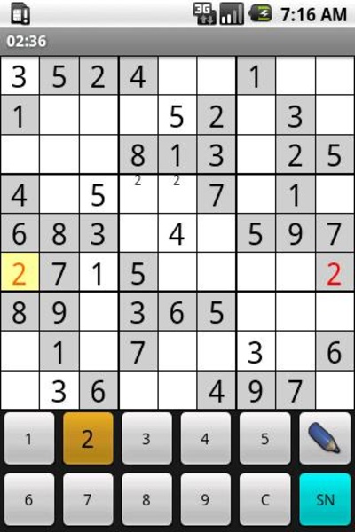 OpenSudoku - Preview 1