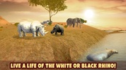 Rhino Wild Life Simulator 3D screenshot 4