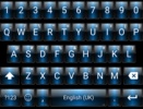 Emoji Keyboard Dusk Blue Theme screenshot 2