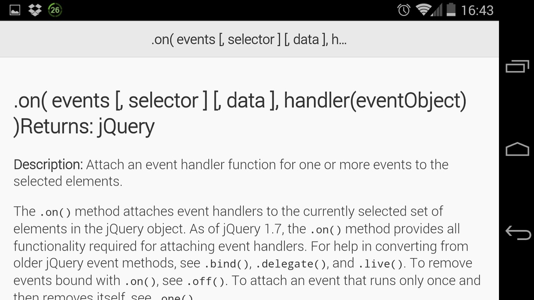 jQuery API v1.11.0 - Preview 8
