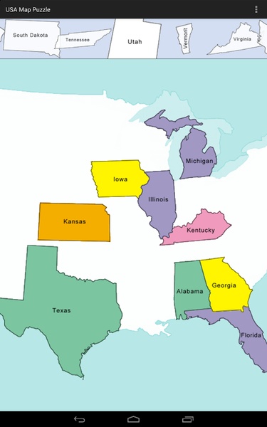USA Map Puzzle - Preview 2