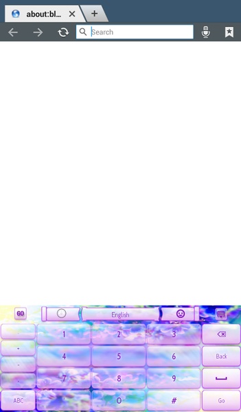 GO Keyboard Flower Keyboard Theme - Preview 1